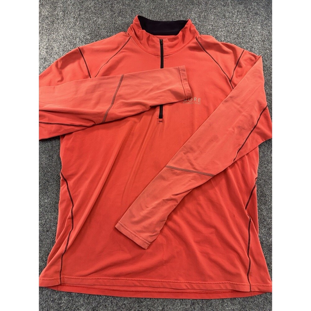 Gore Wear Womens Running Quarter Zip Pullover Jacket Red Size L
